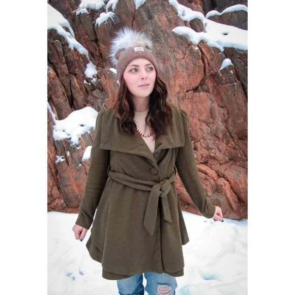 Army Green Trench - Picture 1 of 8